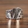 Hip Hop Special Magician Punk Style Texas Poker Hip Hop Ring