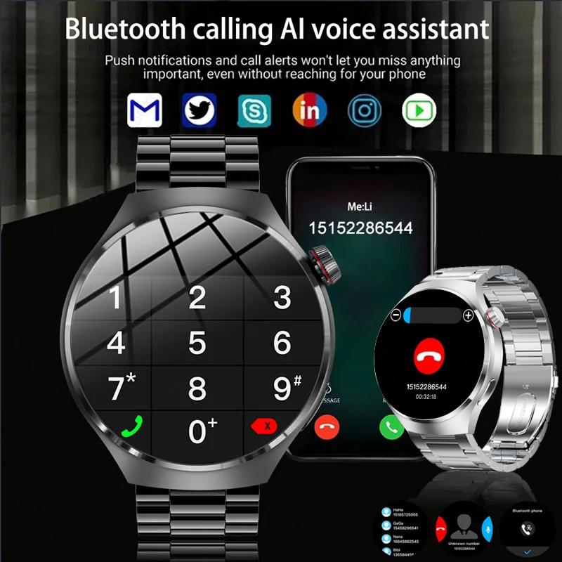 Новые Умные Часы Watch 4 Pro NFC GPS Мужские 1,53-дюймовый AMOLED Дисплей 100+ Спортивных Режимов Bluetooth Звонки Высококлассные Умные Часы Мужские