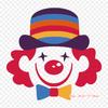 Clown Cartoon Iron On Heat Transfer Printing Vinyl Patches Sticker for Clothes DIY Appliques Washable Patches