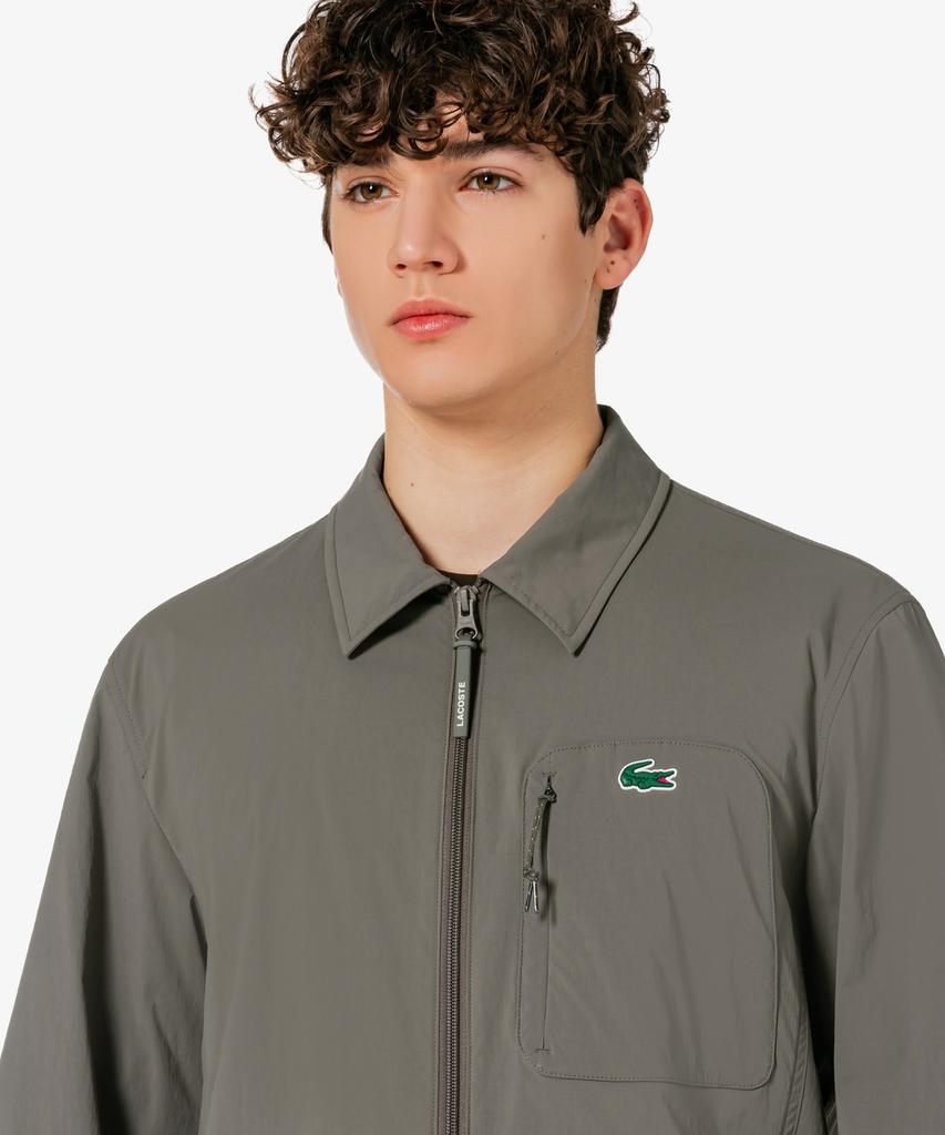 Мужской вязаный джемпер в стиле рубашки Lacoste Sh797E-56G Bmy