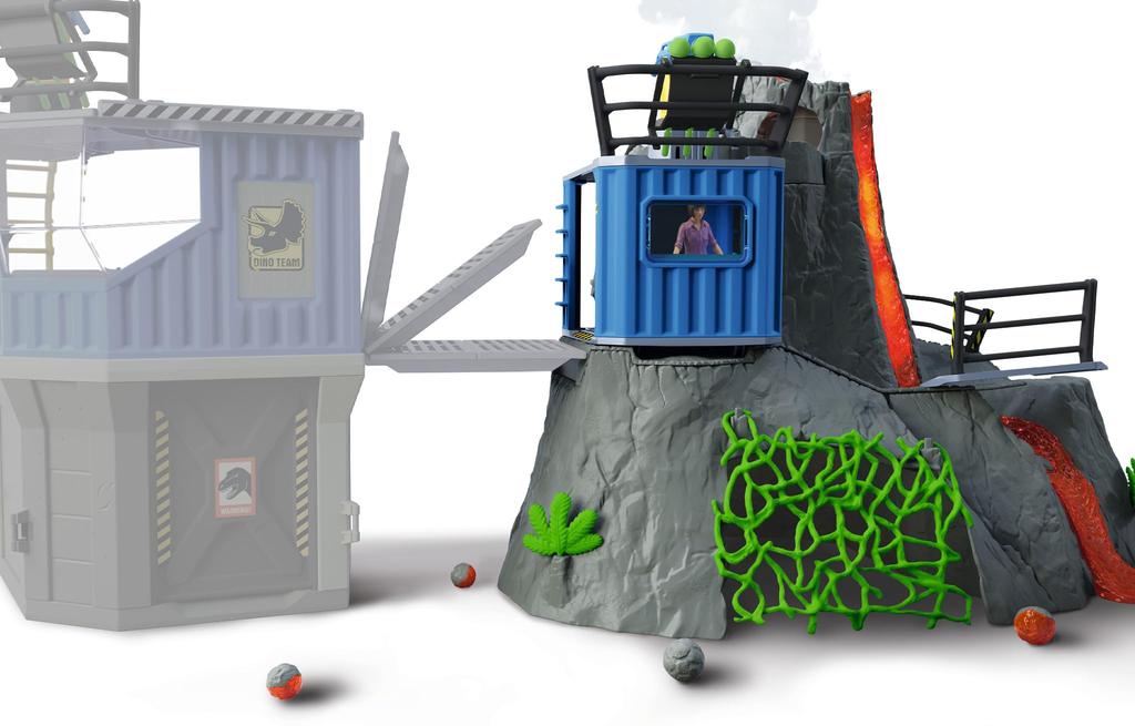 Schleich Dinosaur Volcanic Dino Adventure 42564N Explosion!