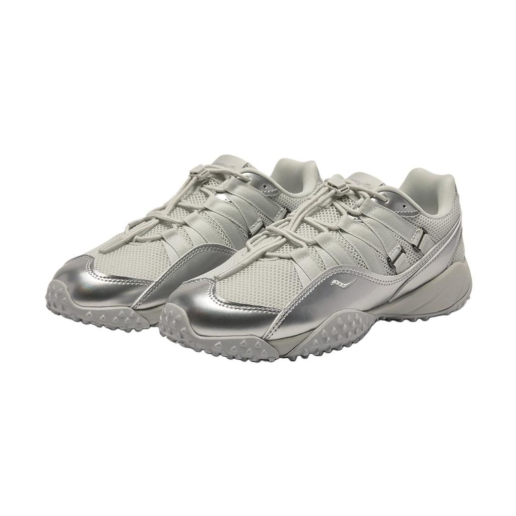 SAUCONY Шипы Удобные Мягкие Повседневные Беговые Кроссовки Женские Кроссовки Серебристо-Серые S79087-6