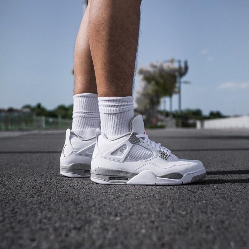 (GS) Air Jordan 4 Retro 'White Oreo' Детские DJ4699-100