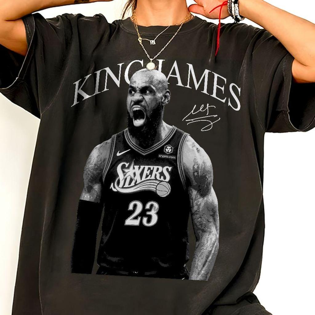 King James Philadelphia Basketball Signature Comfort Color Shirt
