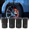 5pcs Spline Lug Nut Key Wheel Lock Socket Lug Nut Remover Wheel Lock Removal Kits 22mm 21mm 19mm