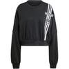 Womens Adibreak Cropped Sweatshirt Black Women Streetwear JD0189