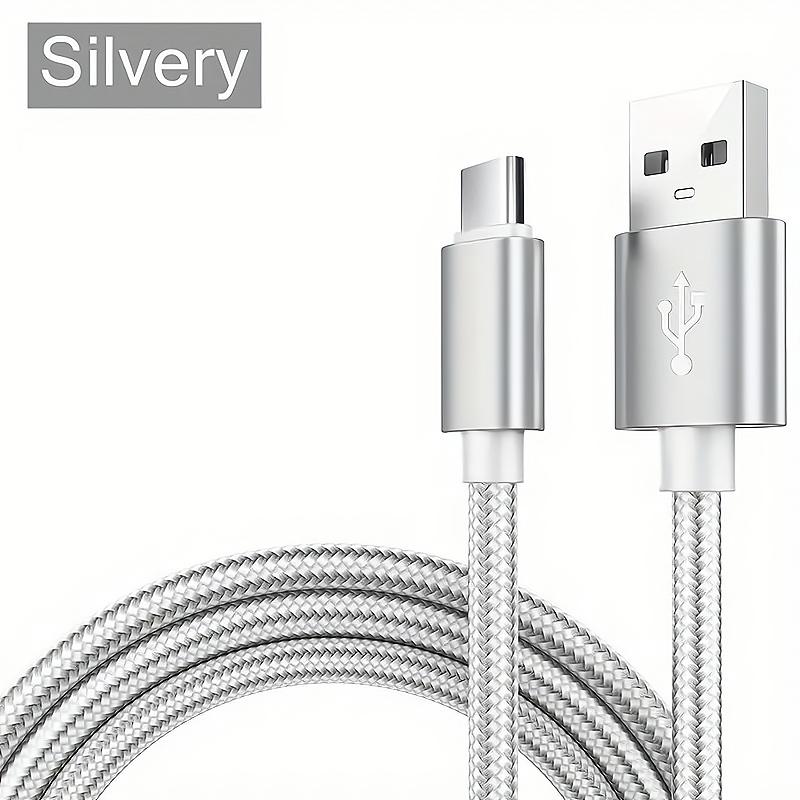 Цифровые кабели Высокоскоростной кабель USB Type-C для быстрой зарядки 3,3 фута/6,6 фута/9,9 фута для телефонов Android — совместим с Samsung, Redmi, OnePlus и Xiaomi