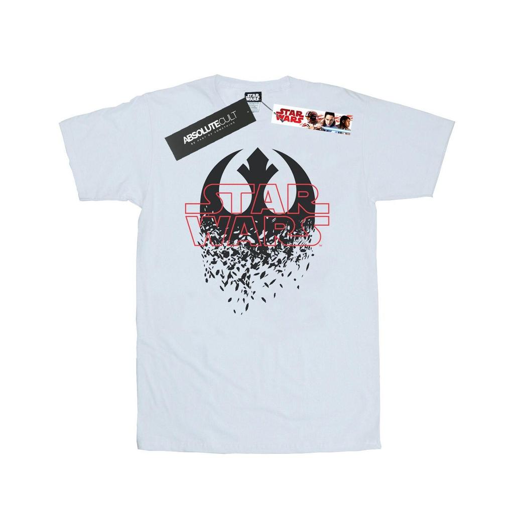 Star Wars Mens The Last Jedi Shattered Emblem T-Shirt
