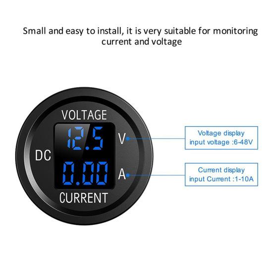 Excellent Voltage Current Meter Wide Application Car Accessories Short-circuit Protection