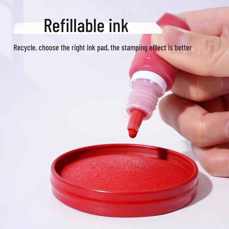 Signet Seal Red Quick-Dry Ink Pad for Stamping and Fingerprinting