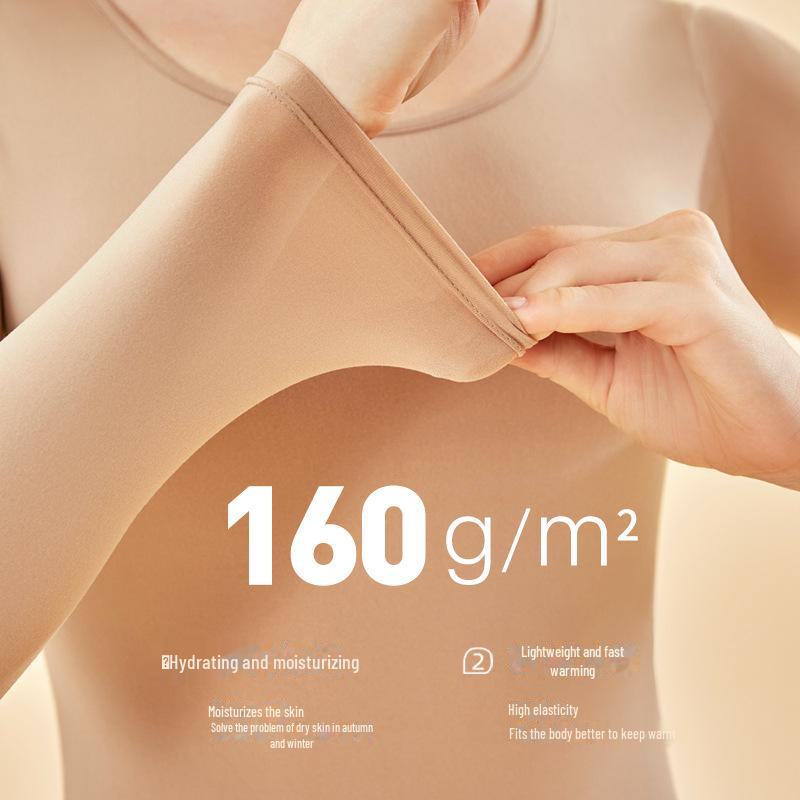 Женская облегающая рубашка 80-х годов из термобелья Nude Skin Bottoming Shirt - новый легкий костюм большого размера на осень/зиму