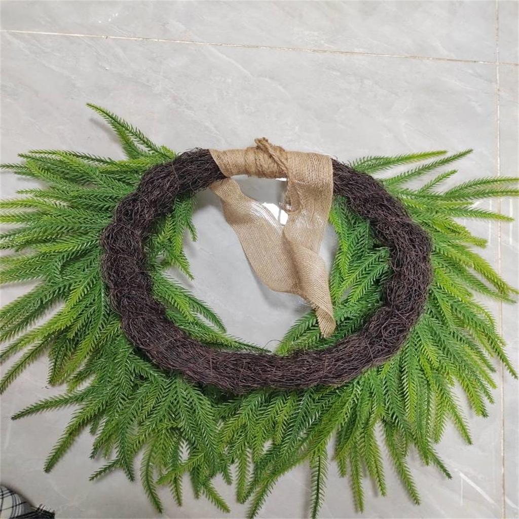 Simulation Heart-shaped Soft Rubber Ring Garland Pendant Christmas Holiday Outdoor Decoration