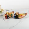 Mandarin Duck Wooden Hand Drawn Colorful Duck Ornament New House Wedding Decoration Home Desktop Decoration