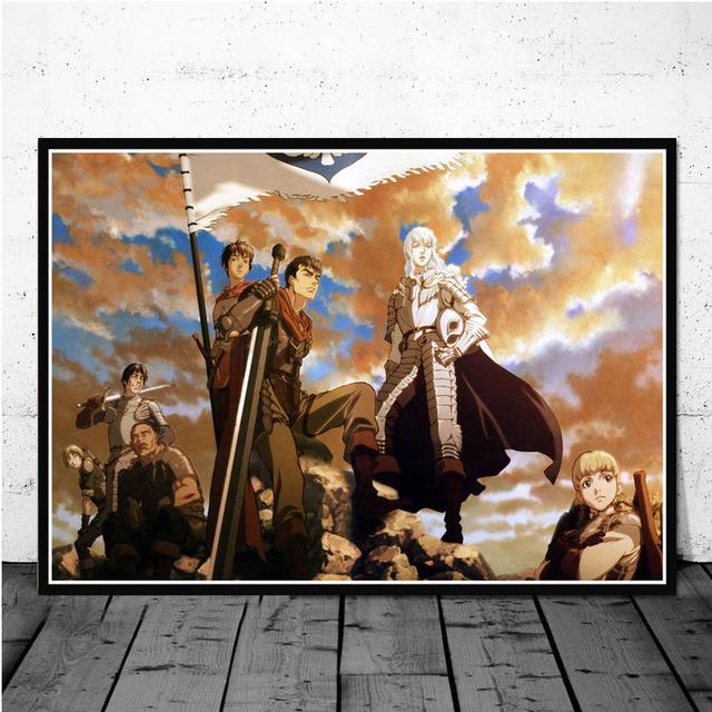 Maniac Japanese Anime Poster Retro Cartoon Canvas Painting and Printing Retro Art Wall Decoration Home Decoration