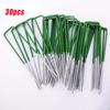 Metal Plastic Lawn Ground Garden U Pins Artificial Grass Steel Pegs Staples Turf nails Hooks