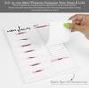 Inkdotpot Weekly Meal Planner Notepad 7"x10 , "Kitchen Menu" Magnetic Meal Planning Pad with Tear Off Grocery S-54 Sheets