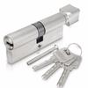 Cylinder Aluminium Zinc Zinc Alloy 70mm Biased Lock Cylinder Home Improvement Lock Accessories Hardware