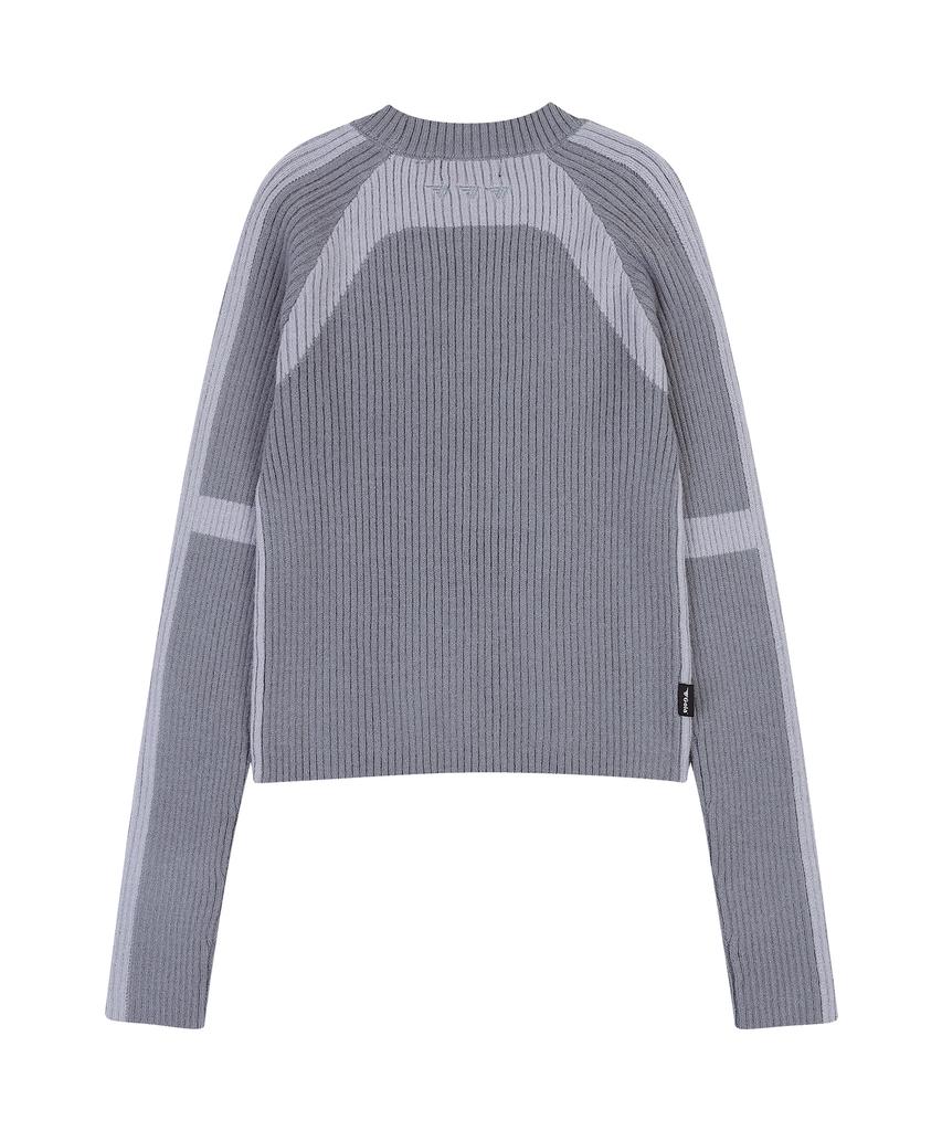 GOLA W Sporty Color Block Knit Pullover [Blue]