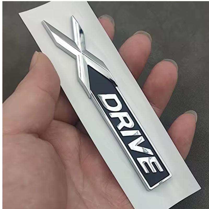 ABS X Drive Logo Xdrive Emblem Sticker Car Rear Trunk Badge for BMW E39 E46 E60 E90 E87 F10 F30 G20 G30 X1 X3 X5 Accessories tn2