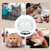 Прозрачный дышащий колпак-намордник для кошек, защита от укусов, шлем для ухода, купания, стрижки когтей