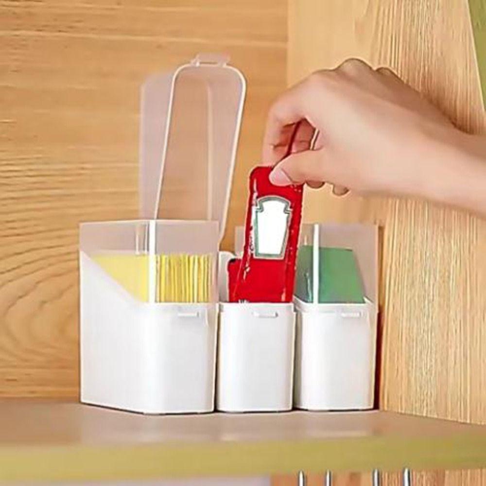 2Pcs Leakproof Coffee Tea Bag Storage Box Transparent Cheese Keeper Seasoning Storage Box Kitchen