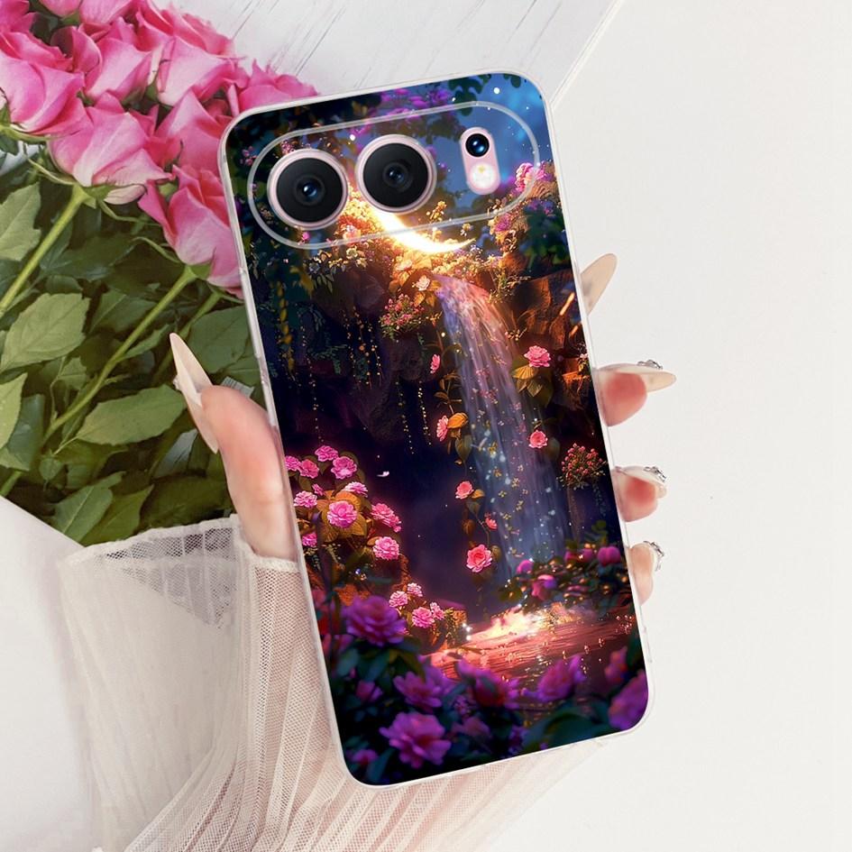 6.55" Чехол для Honor 500 5G Модный Цветок Бант Мягкий Тонкий Силиконовый Чехол для Телефона Для Honor 500 Pro Funda MEY-AN00 Honor500 Capa