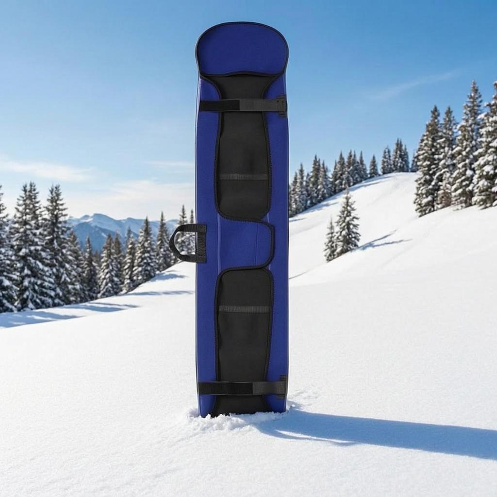 Snowboard Guarding Sleeve with Carrying Handles Scratch-Resistant Neoprene