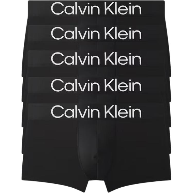 Calvin Klein Мужские боксеры с логотипом, низкая посадка, 5 шт. Нижнее белье NP2716O001