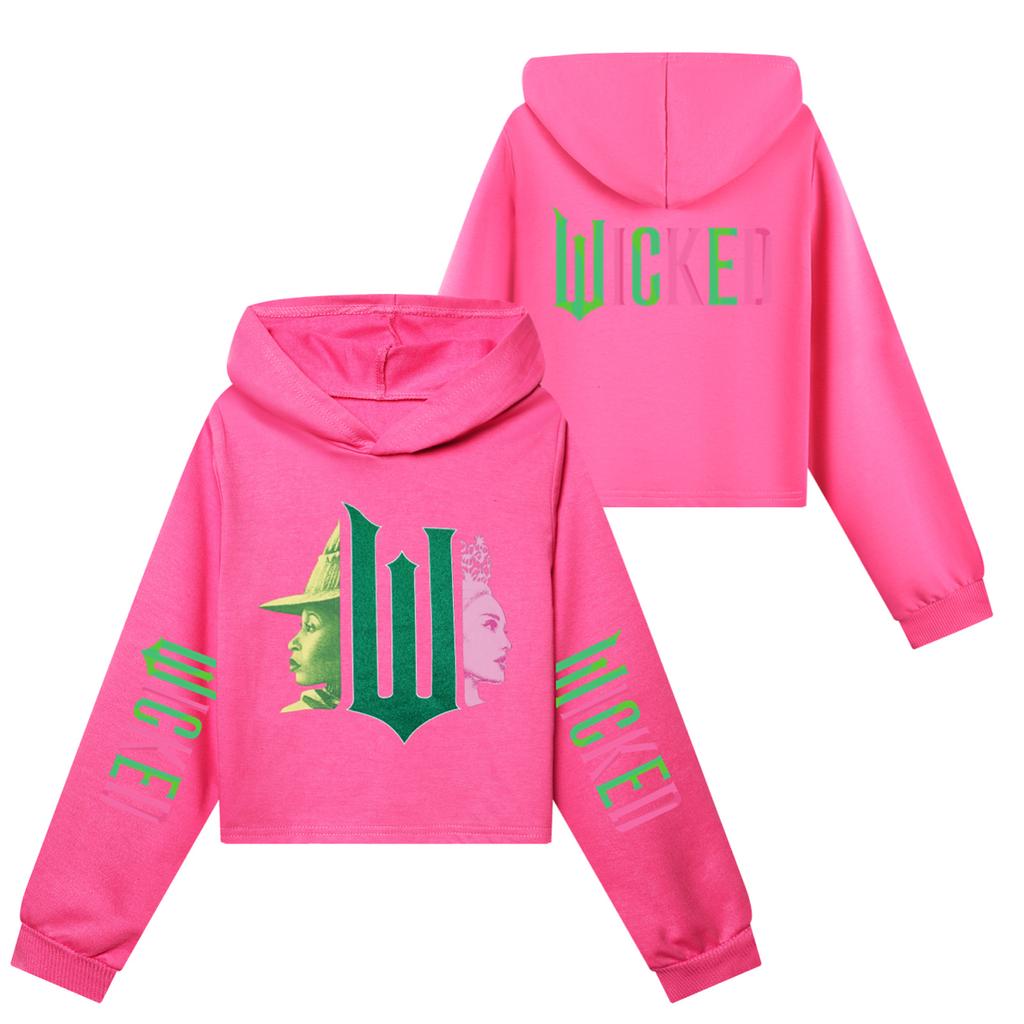 Детский пуловер с длинным рукавом, свободного кроя, с капюшоном и принтом в виде букв