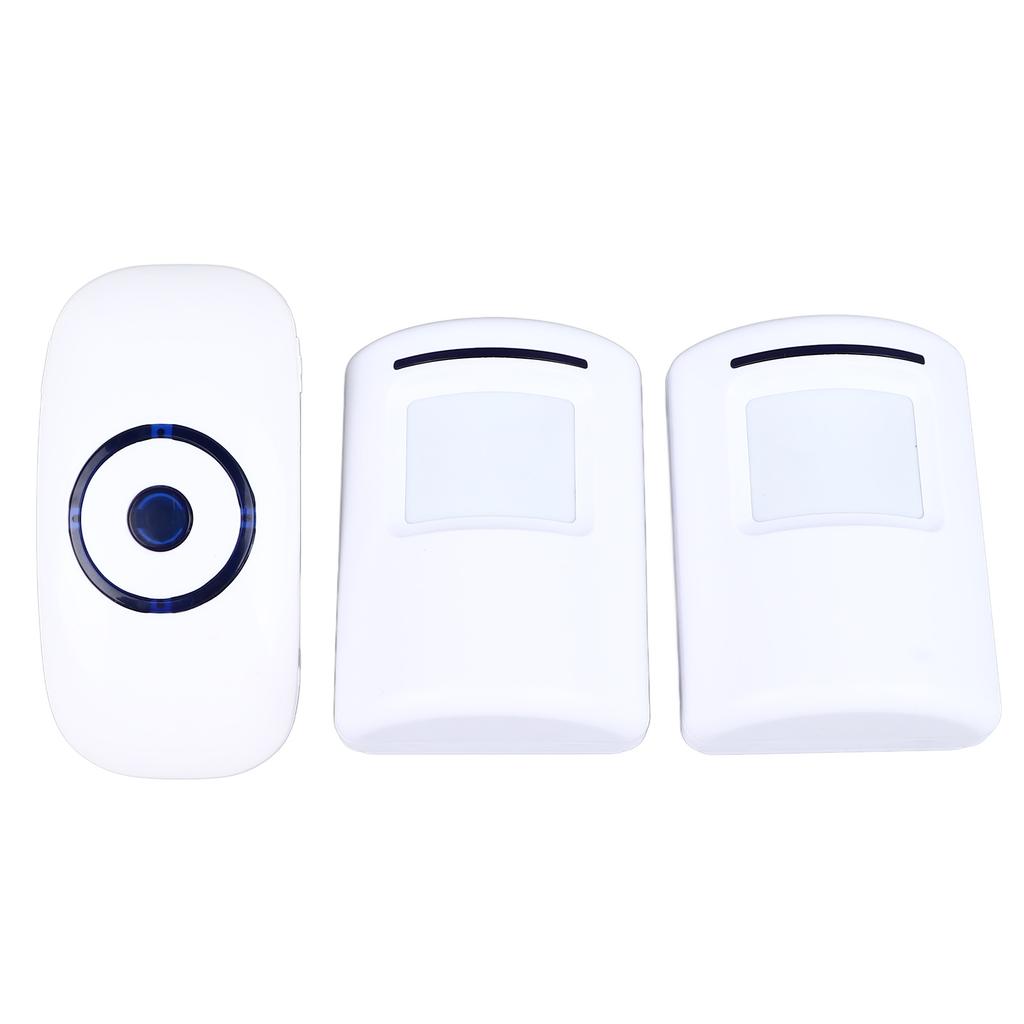 Infrared Sensor Door Bell with 2 Transmitter 1 Receiver Split Design Accurate Detection