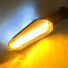 1Pair 12V LED Motorcycle Turn Signal Lamp Sequential Flowing Flash Lights Indicator Lights Running Light Motorcycle Tail Lights