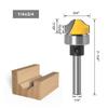 3/4" Faux Panel Ogee Groove Router Bit - 1/4" 1/2'' 8mm 6mm 12mm Shank Woodworking Cutter Tenon Cutter for Woodworking Tools