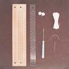 Bookbinding Supplies Handbook Craft Awl Starter Office Home Books Binding Kits