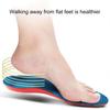 Flexible Insole Sweat Absorbing Sports Insole for Arch Support Fasciitis Relief Universal Breathable Orthopedic Insoles