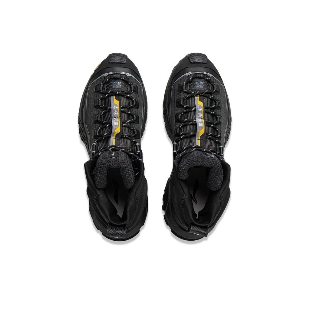 Li Ning Outdoor CF River Pro HI WP Удобные Модные Минималистичные Светоотражающие Поддерживающие Высокие Походные Ботинки AHTV035-1