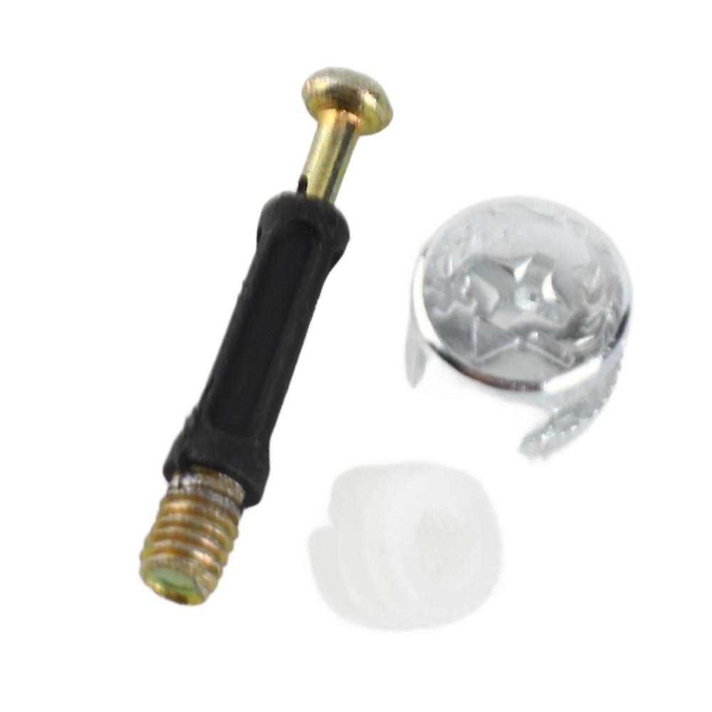 20PCS Practical Furniture Cam Lock Kit Threaded Dowel Screws For Cabinet Installation