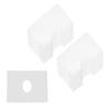 200pcs Round Hole Disposable Face Rest Cover NonWoven Fabric Massage Bed Table Face Covers
