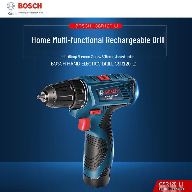 Bosch 12V Rechargeable Hand Drill & Electric Screwdriver GSR120-LI