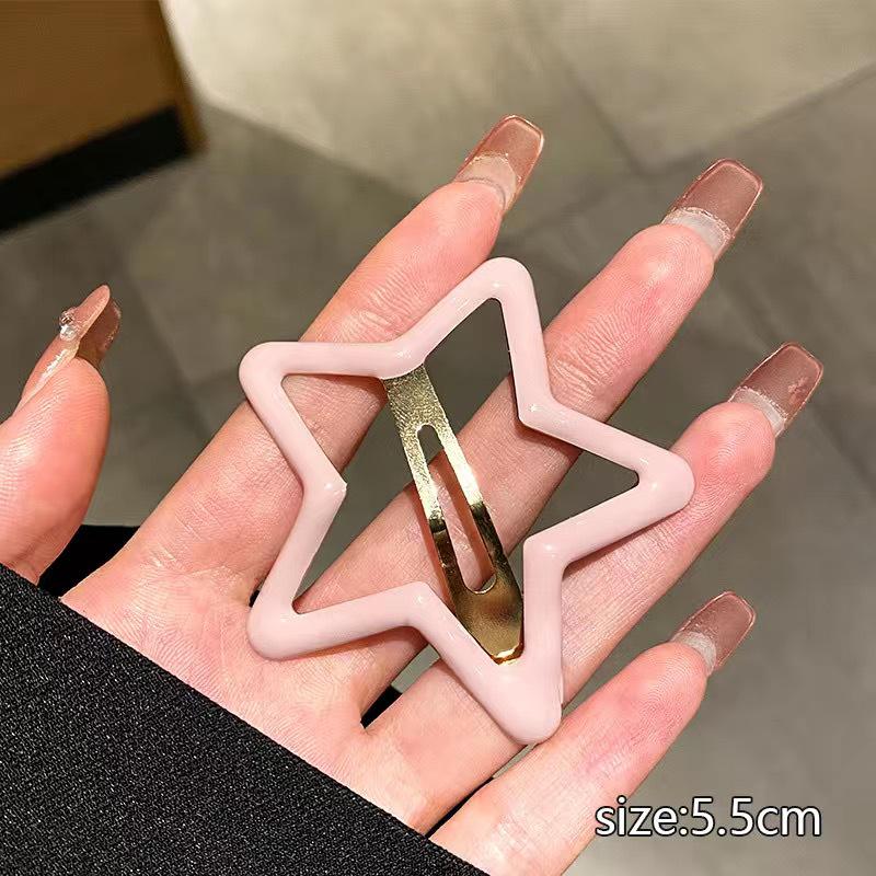 "Большая морская звезда BB клипса: Заколка для волос «Пятиконечная звезда» для боковых челок и лба