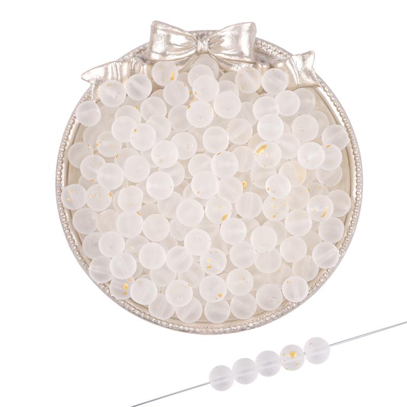 50 шт. Разноцветные бусины из стекла и хрусталя с эффектом золотой фольги 8 мм Свободные круглые бусины для браслета, ожерелья, изготовления ювелирных изделий своими руками