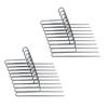 MAWA No-Slip Hangers, Made In Germany, for Pants, Long Skirts, and Stoles, Single, Silver, MAWA KH35U Silver (Pack of 20)