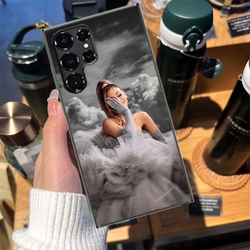 Ariana Grande Cases Phone Case for Samsung Galaxy S26 Ultra S25 Edge S24 S23 FE S21 Plus S20 S22 S10 Cover TPU Capa Shell Shockp