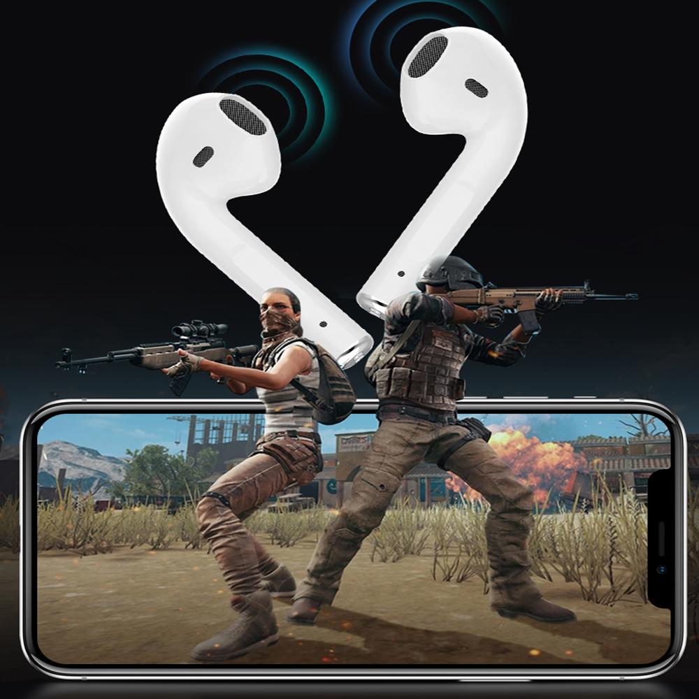 TWS стерео беспроводные 5.0 Bluetooth наушники-вкладыши мини-наушники игровая спортивная гарнитура с зарядным устройством микрофон для смартфонов IOS Android