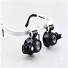 Magnifying Glass With Led Light Head-Wearing Glasses Jewelry Loupe Welding Soldering Tools 8X 15X 23X
