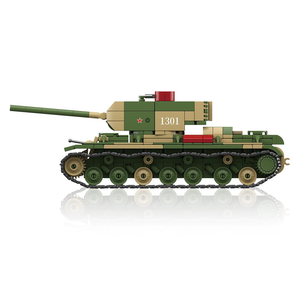 876 шт. Вторая мировая война Армия Военные Солдаты SWAT KV-220 Тяжелый Танк Сборка Строительные Блоки Кирпичики Детские Игрушки