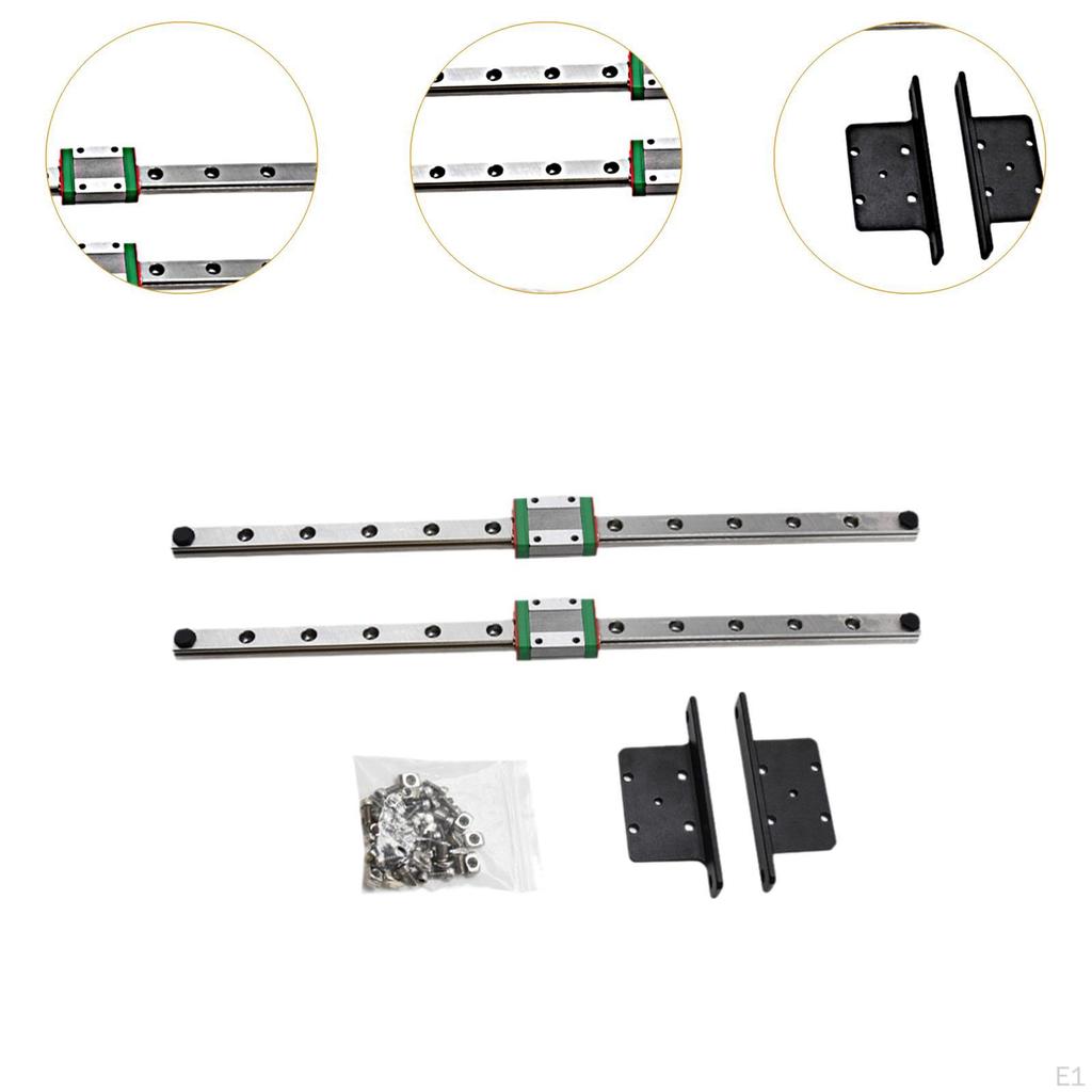 Linear Slide Rail 3D Printer 300mm Easy Installation Compatible Accessories