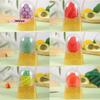 Форма для мороженого M-Food-Safe Фрукты 3D Дизайн Клубника Манго Персик Легкое извлечение Форма для торта, шоколада, желе, мыла DIY