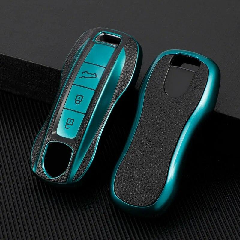 Чехол для автомобильного смарт-ключа, чехол-держатель для Porsche Cayenne 958 911 Lepin 996 Macan Panamera 997 944 924 987 987 Gt3 Cayman 987