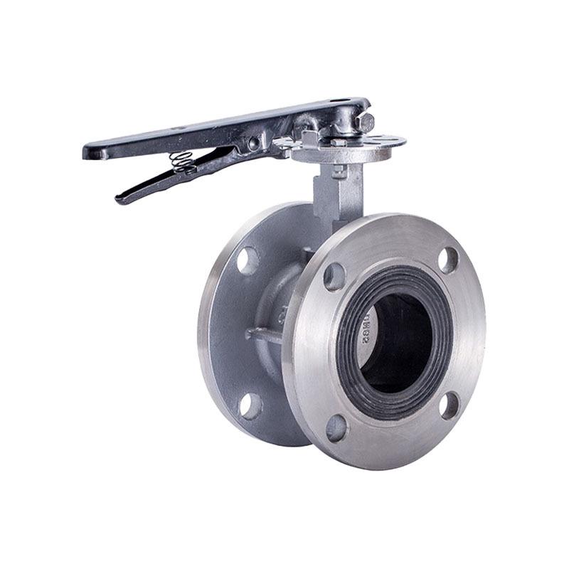 Stainless Steel Flange Butterfly Valve, D41X/F-16P, with EPDM/PTFE Seal for Tap Water
