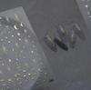 Nail Sticker Laser Silver Moon Star Feather Minimalist Nail Decal
